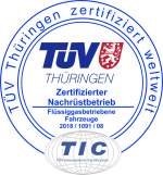Bild: Zertifikat TÜV Thüringen